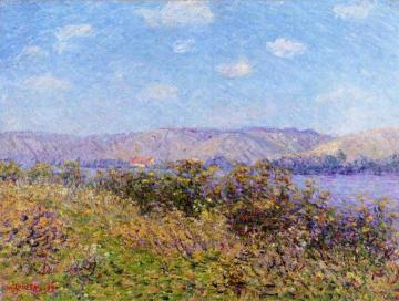 Banks of the Seine in Summer, Tournedos-sur-Seine Artwork by Gustave Loiseau