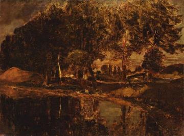 At the Seddiner lake in Kähnsdorf Artwork by Carl Eduard Schuch