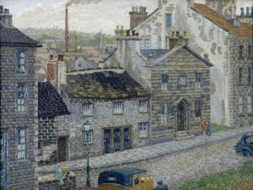 Lancaster From Castle Hill Terrace Artwork by Charles Ginner