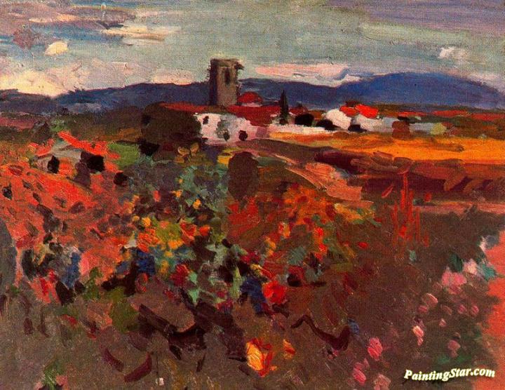 Montornés Artwork by Joaquin Mir Trinxet