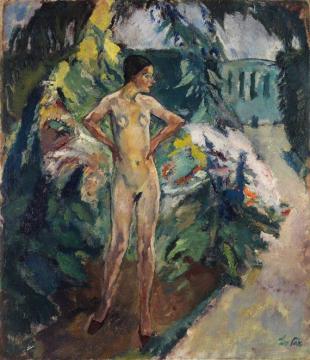 A Gray Day Artwork by Leo Putz