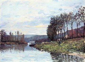 Seine at Bougival Artwork by Alfred Sisley