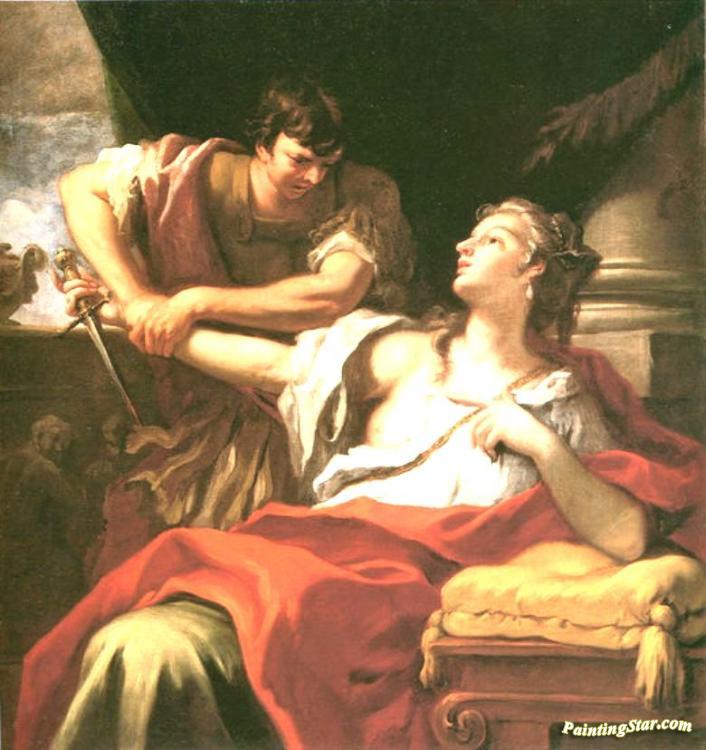 Lucretia Artwork by Sebastiano Ricci