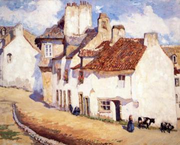 Breton Houses Artwork by Alson Skinner Clark