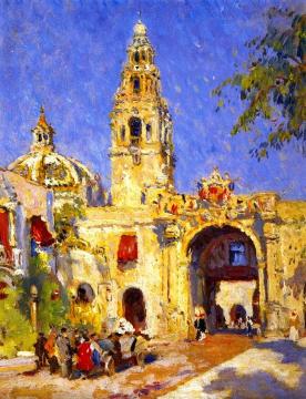 Panama-California Exposition, San Diego, 1916 Artwork by Colin Campbell Cooper