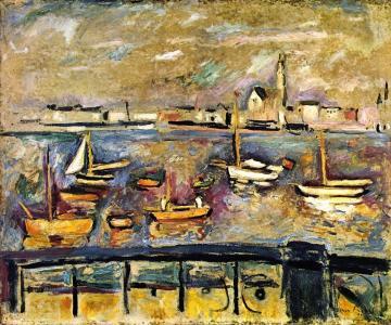 Harbor of Antwerp Artwork by Emile-othon Friesz