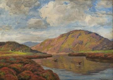 In the Mountains Artwork by Thorolf Holmboe