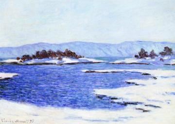 The Banks of the Fjord at Christiania Artwork by Claude Oscar Monet