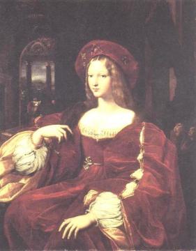 Portrait of Jeanne d'Aragon Artwork by Raphael
