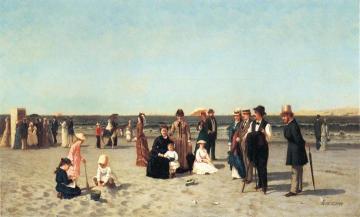 Beach Scene Artwork by Samuel S. Carr