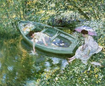 Repose At Noonday Artwork by Frederick Carl Frieseke