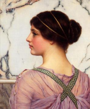 A Grecian Lovely Artwork by John William Godward