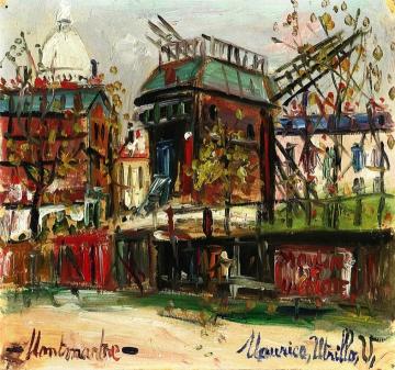 Montmartre Artwork by Maurice Utrillo