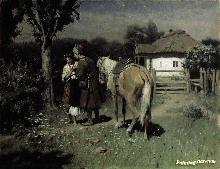 Ukrainian Night Artwork by Nikolai Pimonenko
