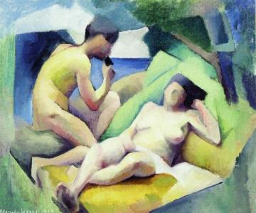 Lhote Class Artwork by Blanche Lazzell