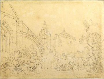 Tewkesbury Abbey Artwork by Joseph Mallord William Turner