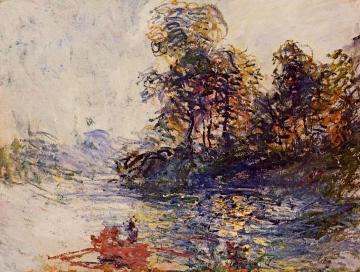 The River Artwork by Claude Oscar Monet