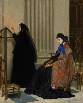 In Memoriam Artwork by Alfred Stevens