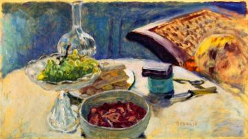Still LIfe with Figure Artwork by Pierre Bonnard