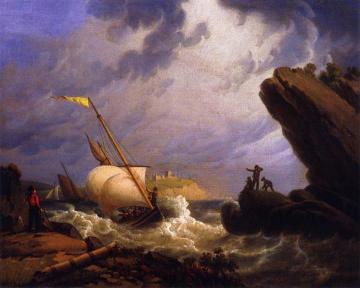 Ferryboat Artwork by Robert Salmon