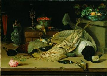 Still Life with Dead Birds Artwork by Christoffel van den Berghe