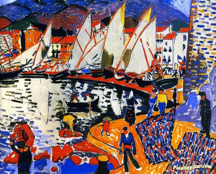 Drying The Sails Artwork by Andre Derain