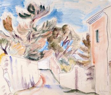 In Nimes Artwork by Erich Heckel