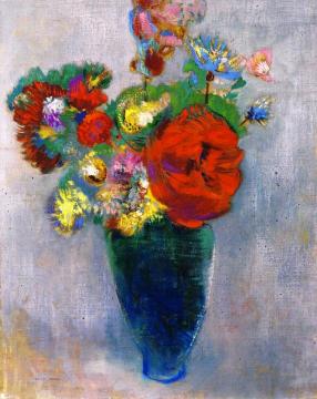 Bouquet of Flowers Artwork by Odilon Redon