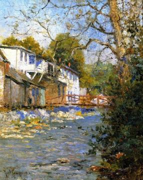 The Little Bridge Artwork by Paul Sawyier