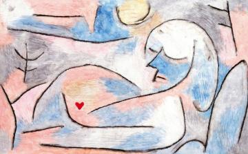 Winter Sleep Artwork by Paul Klee