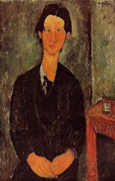 Portrait of Chaim Soutine Artwork by Amedeo Modigliani