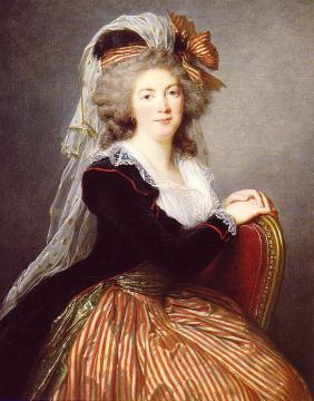 Genevieve-Sophie le Coulteux du Molay Artwork by Elisabeth Vigee Le Brun