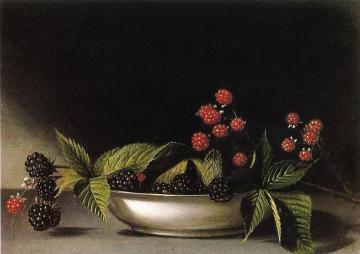 Blackberries Artwork by Raphaelle Peale