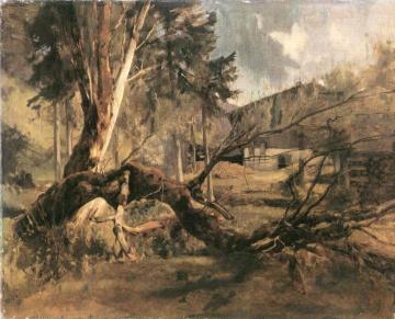 Gasthaus Lahnthaler Artwork by Carl Eduard Schuch