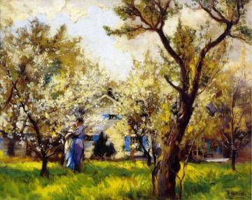 Bertha Alten Holding Her Granddaughter Anita Artwork by Mathias J. Alten