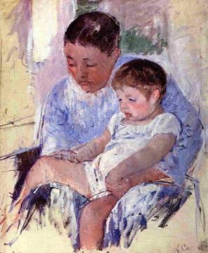 Jenny and Her Sleepy Child Artwork by Mary Cassatt