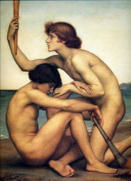 Phosphorus and Hesperus Artwork by Evelyn de Morgan