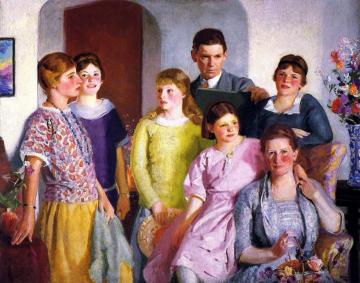 The Hopkinson Family Artwork by Charles S. Hopkinson