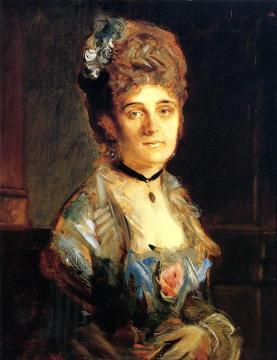 Portrait of Countess Zecheny Artwork by Fritz von Lenbach