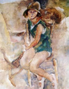 Young Woman Artwork by Jules Pascin