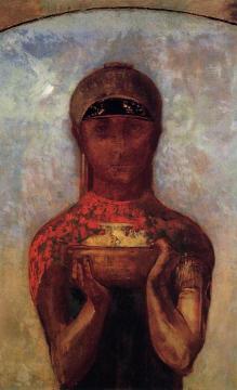 Chalice of Mystery Artwork by Odilon Redon