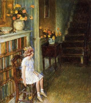 Clarissa Artwork by Frederick Childe Hassam