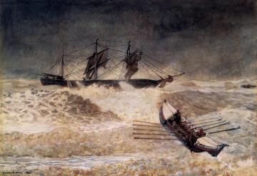 Wreck of the Iron Crown Artwork by Winslow Homer