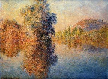 Morning on the Seine Artwork by Claude Oscar Monet