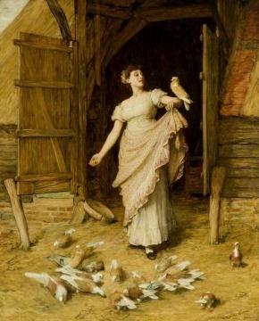 The Farmer's Daughter Artwork by Sir William Quiller Orchardson