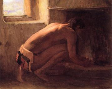 Building Site Artwork by Joseph Henry Sharp