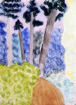 Tall Trees Artwork by Milton Avery