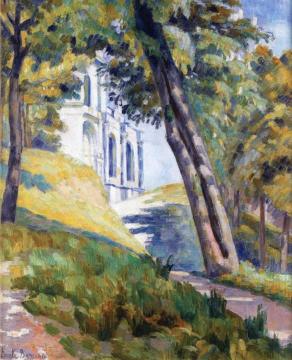 Path Leading to the Church of Saint-Pierre at Tonnerre Artwork by Émile Bernard