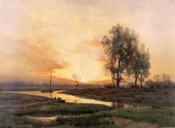 Evening Sail Artwork by Henry Farrer