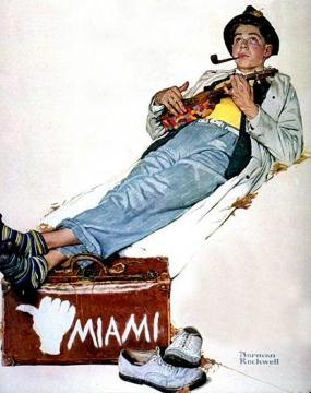 Miami Artwork by Norman Rockwell